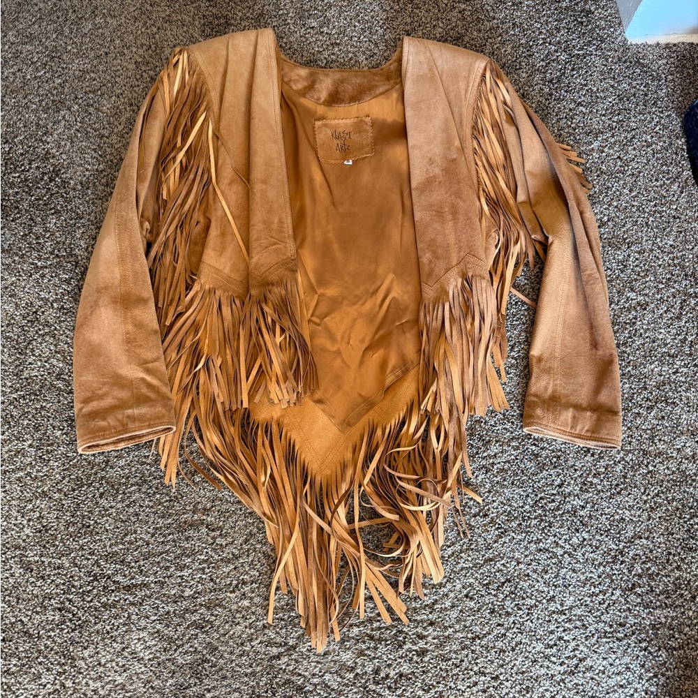 Klassi Artz Fringed Suede Jacket